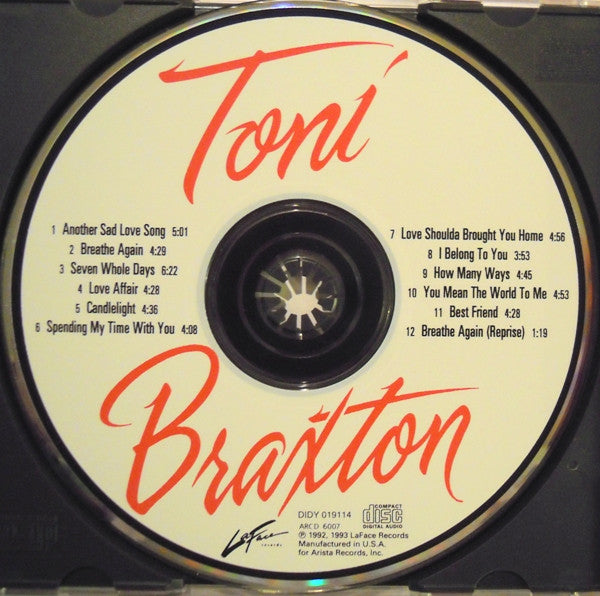 Toni Braxton : Toni Braxton (CD, Album, Club)