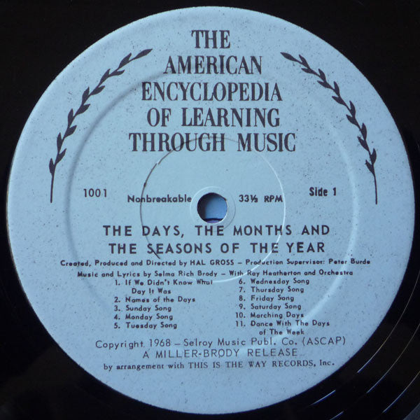 Ray Heatherton : The Days, The Months And The Seasons Of The Year (LP)