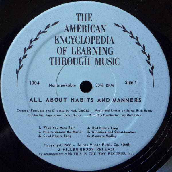 Ray Heatherton : All About Habits And Manners (LP)