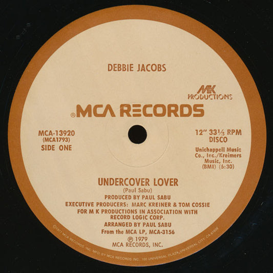 Debbie Jacobs : Undercover Lover (12")