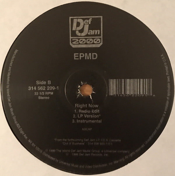 EPMD : Symphony 2000 / Right Now (12")
