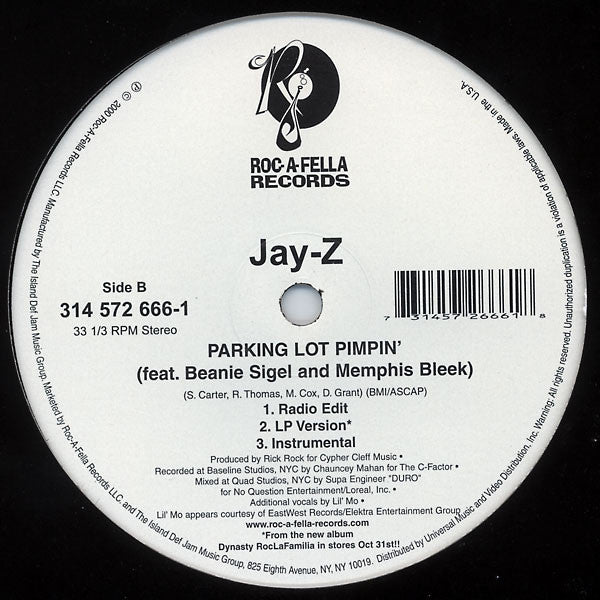 Jay-Z : I Just Wanna Love U (Give It 2 Me) (12", Single)