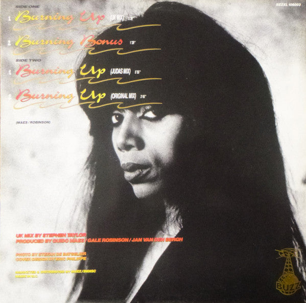 Gale Robinson : Burning Up (12")