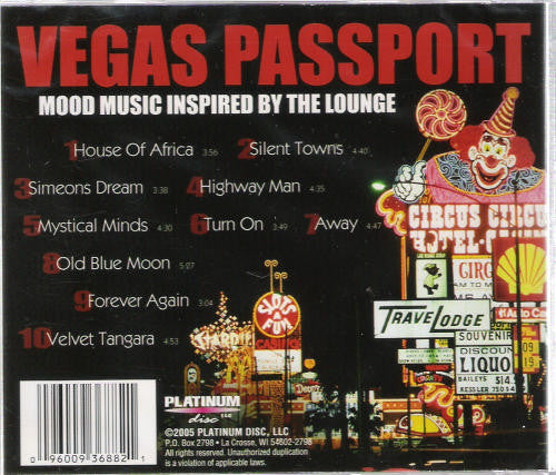 Various : Vegas Passport - Mood Music Inspired By The Lounge (CD)