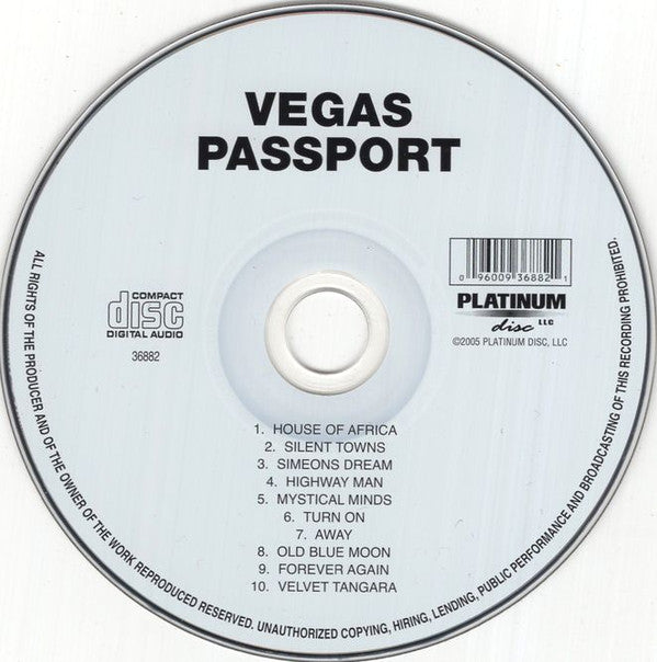 Various : Vegas Passport - Mood Music Inspired By The Lounge (CD)