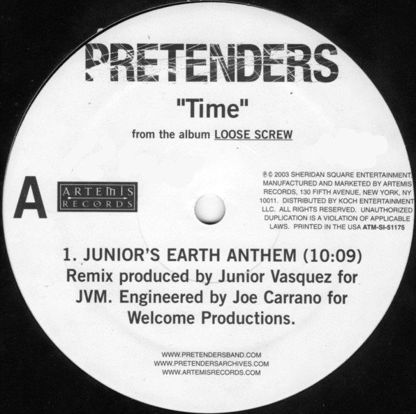 The Pretenders : Time (12")