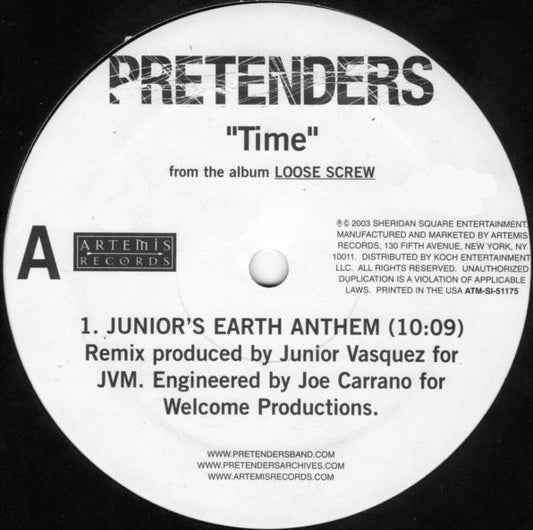 The Pretenders : Time (12")