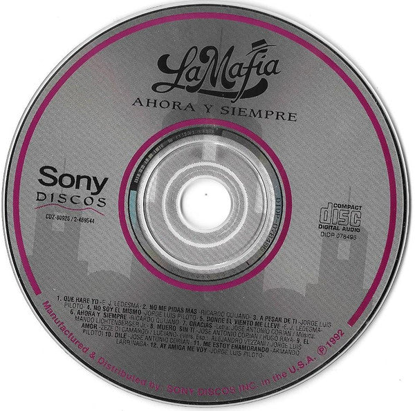 La Mafia : Ahora Y Siempre (CD, Album)