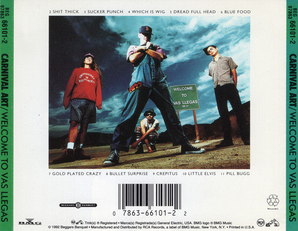 Carnival Art : Welcome To Vas Llegas (CD, Album)