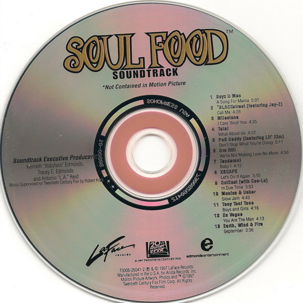 Various : Soul Food Soundtrack (CD, Comp)