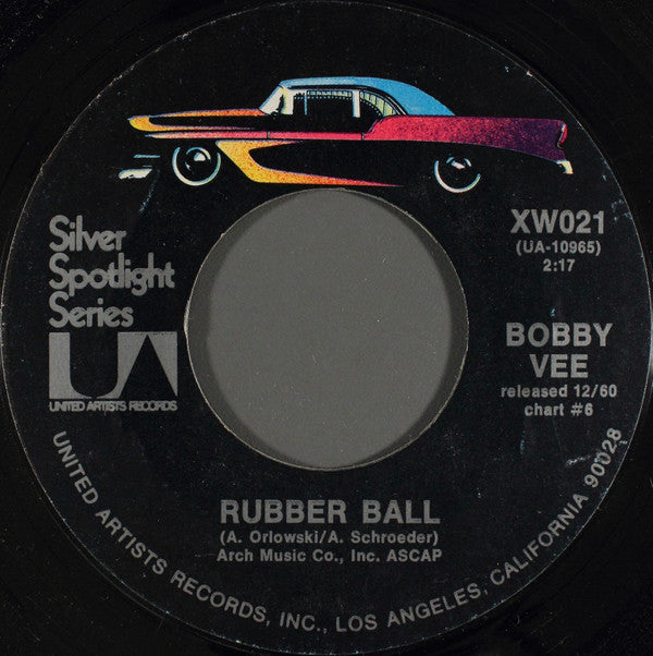 Bobby Vee : Rubber Ball (7", Single)
