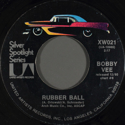 Bobby Vee : Rubber Ball (7", Single)