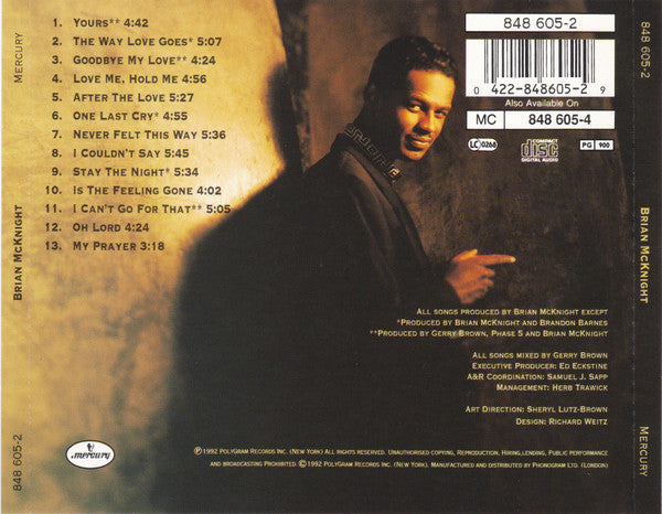 Brian McKnight : Brian McKnight (CD, Album)