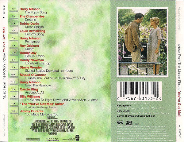 Various : You've Got Mail (Music From The Motion Picture) (CD, Comp, RP)