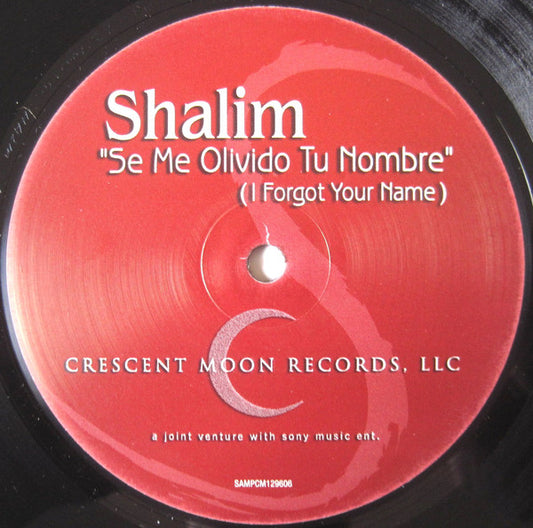 Shalim : Se Me Olvidó Tu Nombre (12", Promo)