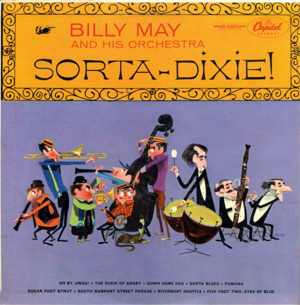 Billy May And His Orchestra : Sorta-Dixie! (LP, Album, Mono)