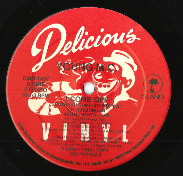 Young MC : I Come Off (12", Promo)