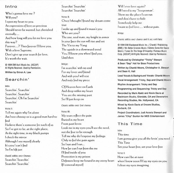 Chanté Moore : A Love Supreme (CD, Album)