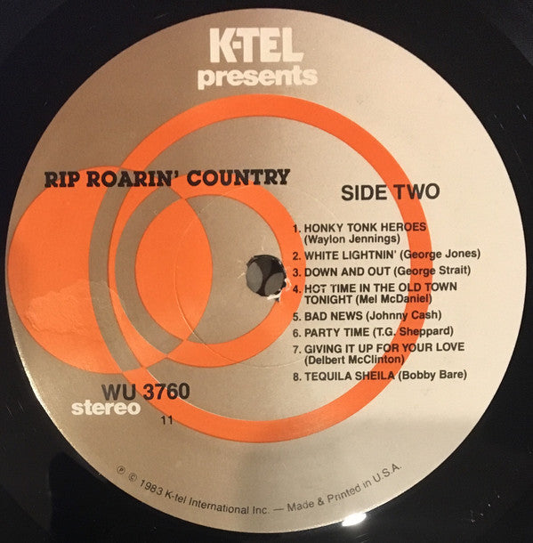 Various : Rip Roarin' Country (LP, Comp)
