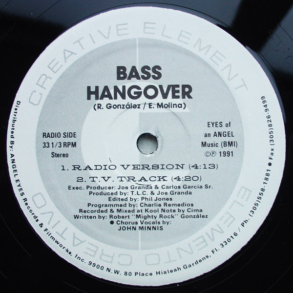 Creative Element : Bass Hangover (12")