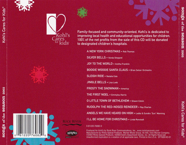 Various : Songs Of The Season 2003 (CD, Comp)