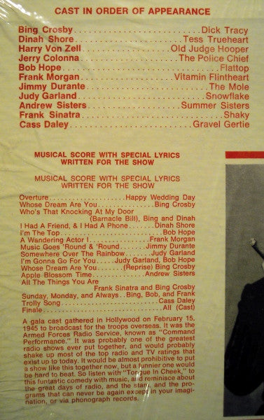 Various : Dick Tracy In B-Flat  (LP, Album)