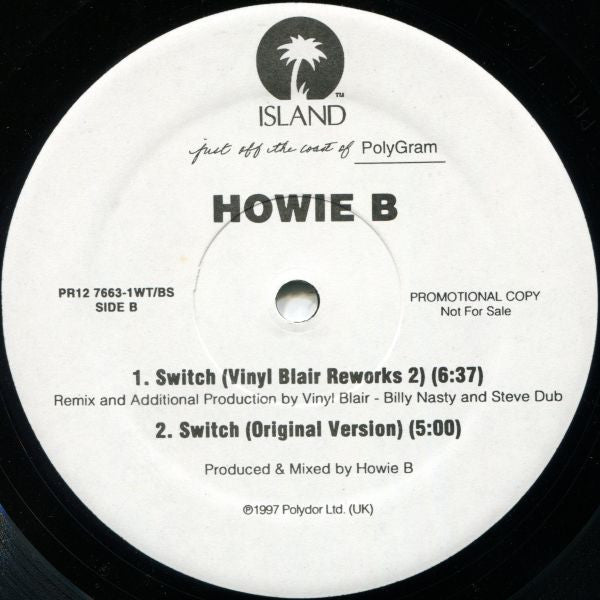 Howie B. : Switch (12")
