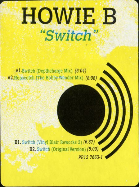 Howie B. : Switch (12")