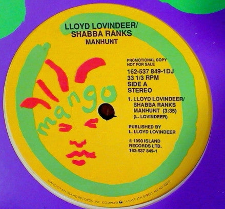 Lloyd Lovindeer / Shabba Ranks / Admiral Bailey : Manhunt / The Girls Them Good (12", Promo)