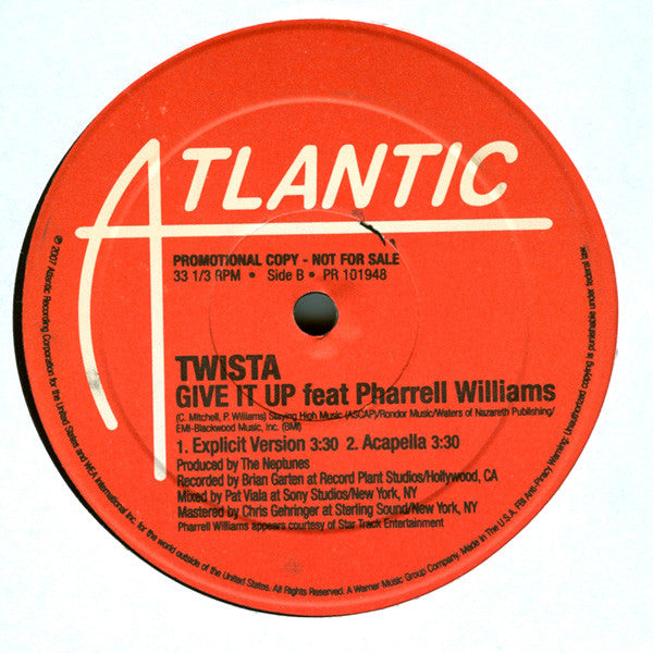 Twista : Give It Up (12", Pro)