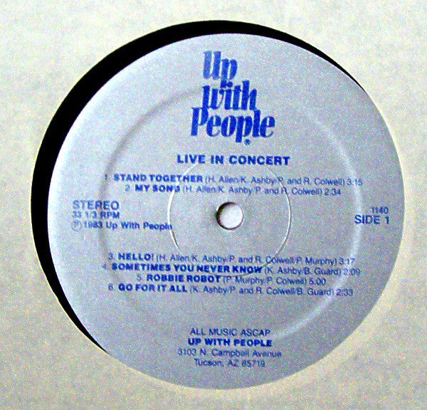 Up With People : Live In Concert (LP)