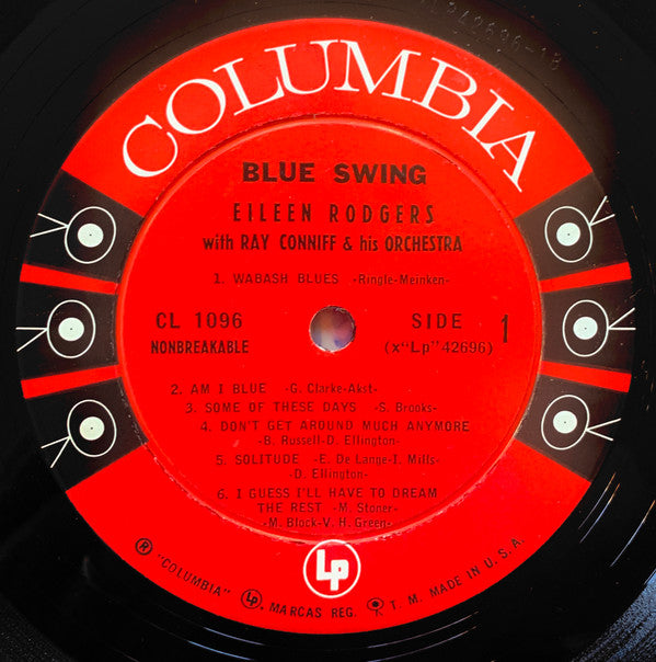 Eileen Rodgers : Blue Swing (LP, Album, Mono)