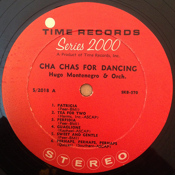 Montenegro* : Cha Chas For Dancing (LP, Album)
