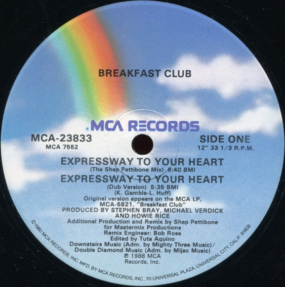 Breakfast Club : Expressway To Your Heart (12")