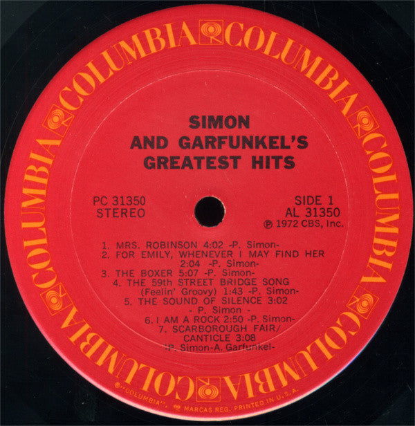 Simon & Garfunkel : Simon And Garfunkel's Greatest Hits (LP, Comp, RE, San)