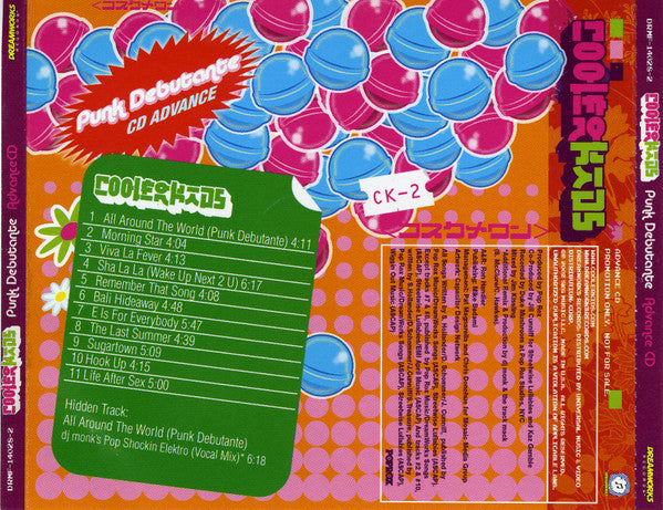 Cooler Kids : Punk Debutante (CD, Advance, Album, Promo)