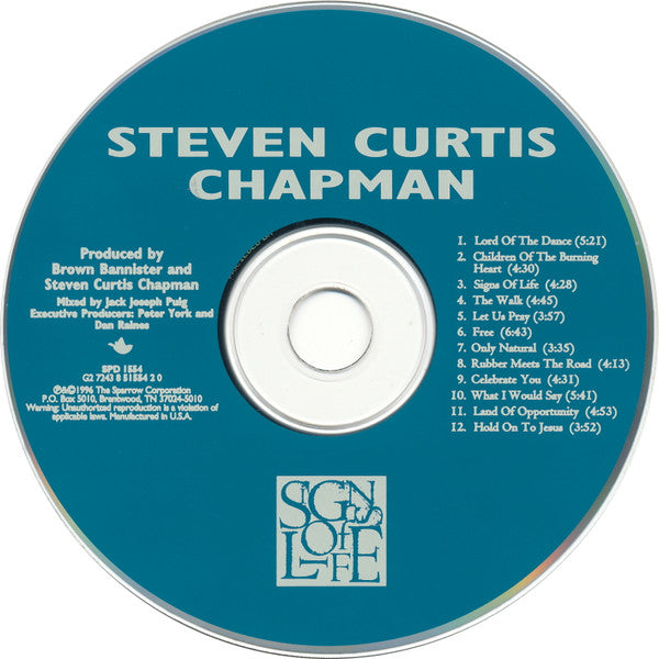 Steven Curtis Chapman : Signs Of Life (CD, Album)