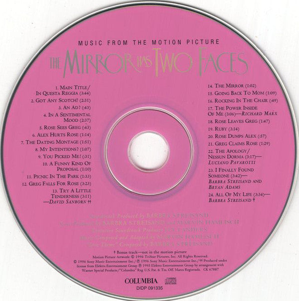 Barbra Streisand / Marvin Hamlisch : The Mirror Has Two Faces (CD, Album)