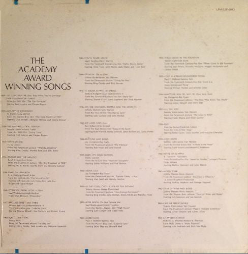 Henry Mancini And His Orchestra And Chorus : Henry Mancini Presents The Academy Award Songs (2xLP, Album, Hol)