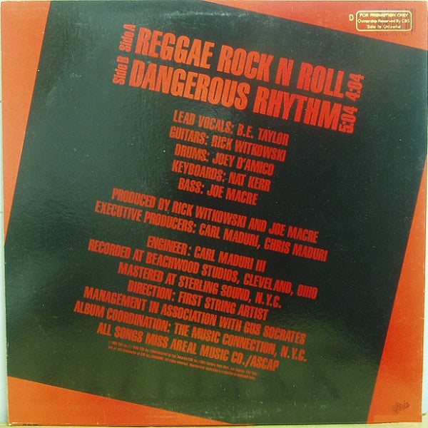 B.E. Taylor Group : Reggae Rock N Roll / Dangerous Rhythm (12", Single)