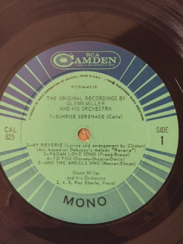 Glenn Miller And His Orchestra : The Original Recordings By Glenn Miller And His Orchestra (LP, Comp, Mono)