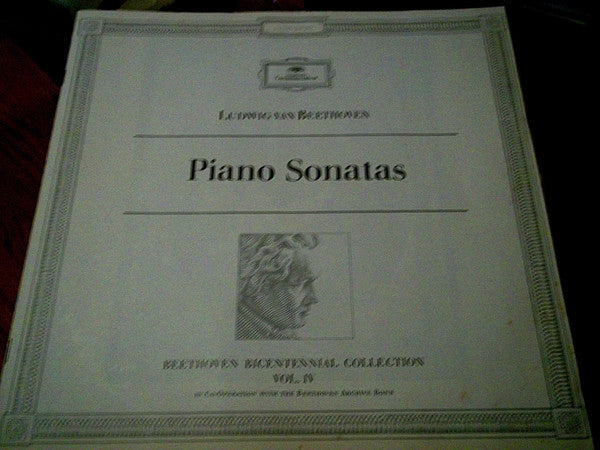 Ludwig van Beethoven : Piano Sonatas (5xLP, Aut + Box, Sli)