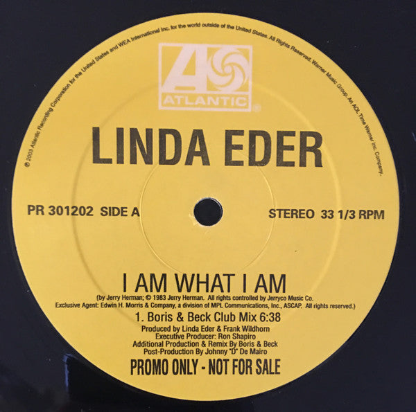 Linda Eder : I Am What I Am (2x12", Promo)