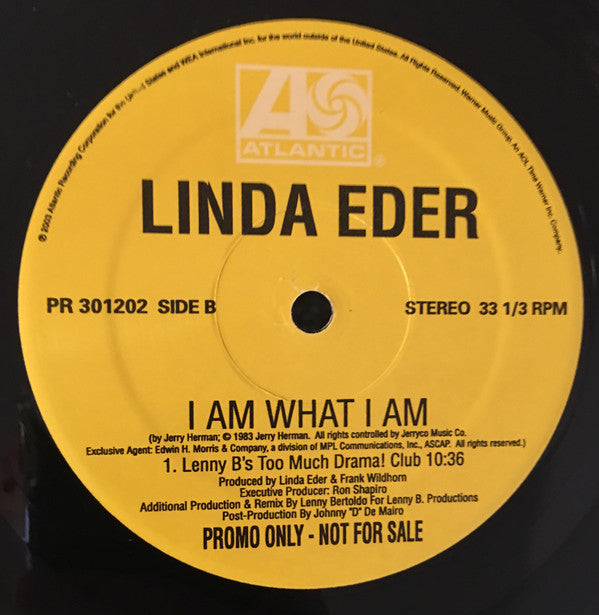 Linda Eder : I Am What I Am (2x12", Promo)