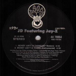 Jermaine Dupri Featuring Jay-Z : Money Ain't A Thing (12")