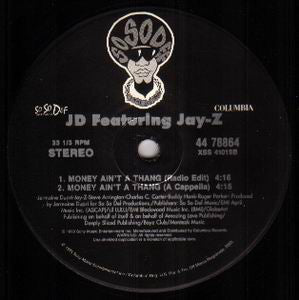 Jermaine Dupri Featuring Jay-Z : Money Ain't A Thing (12")