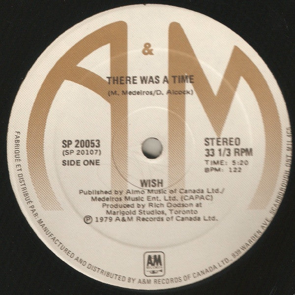 Wish (44) : There Was A Time / If You See Him (12")