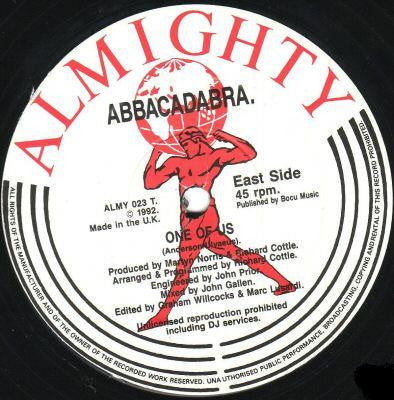 Abbacadabra : The Visitors b/w One Of Us (12")