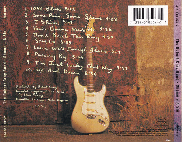 The Robert Cray Band : Shame + A Sin (CD, Album)