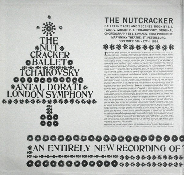 Pyotr Ilyich Tchaikovsky - Antal Dorati, London Symphony Orchestra : The Nutcracker Ballet (2xLP, Gat)
